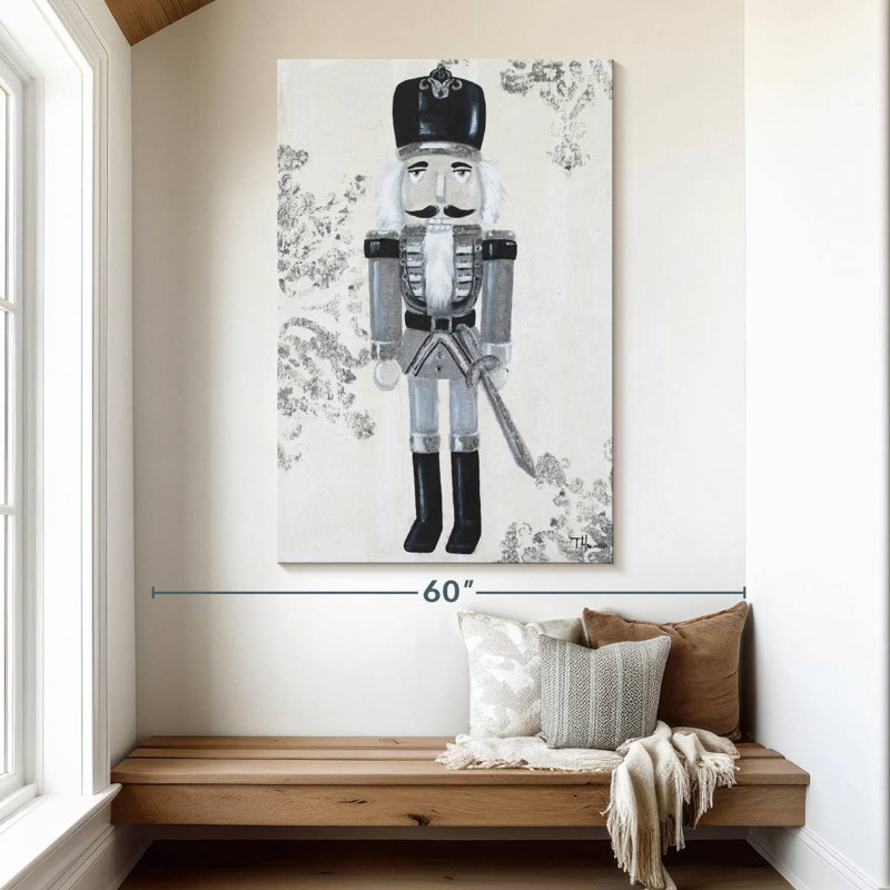 Lelend Gray Nutcracker I, 51" H x 34" W