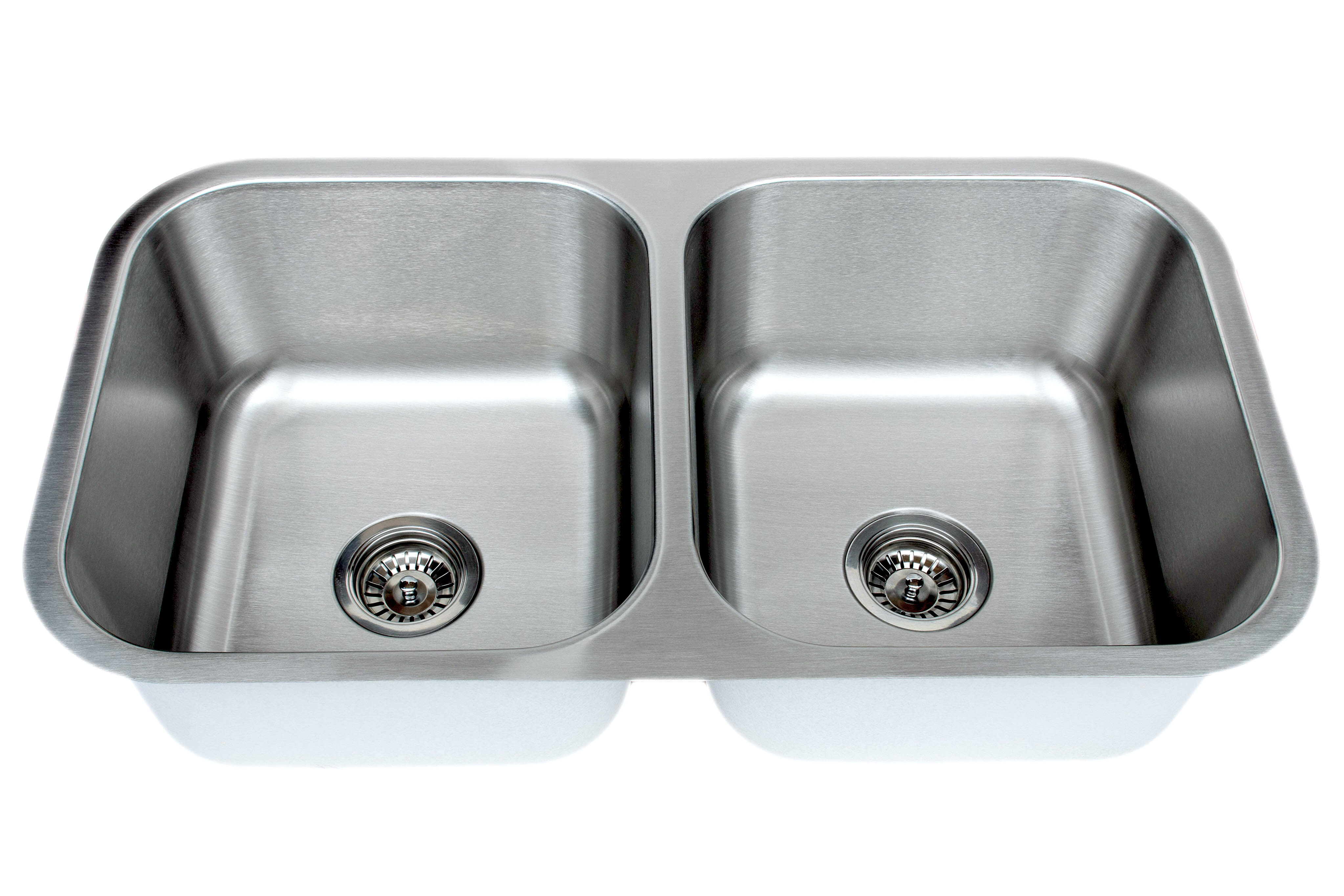 Wells Sinkware 32 18-Gauge Undermount Double Bowl Stainless Steel