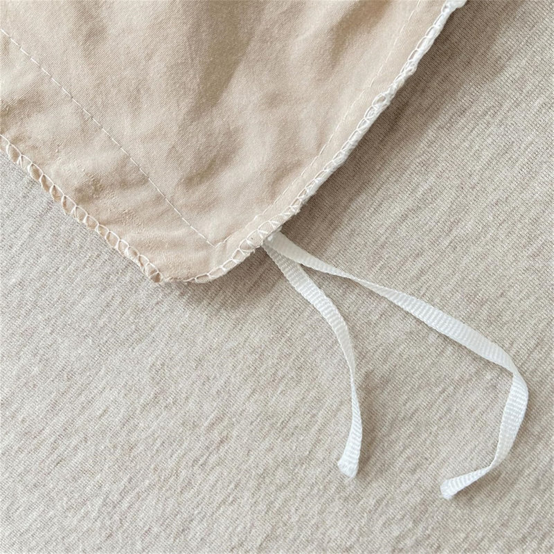 Housse de couette brun clair, écossais, carreaux, housse d'édredon à carreaux, ensemble de literie Farmhouse, microfibre douce et respirante