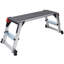 Banc de travail pliant en aluminium antidérapant avec capacité de 330 lb et accès double face pour une utilisation sûre et stable