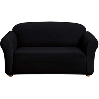 Milan Jacquard Slipcover Box Cushion Loveseat Slipcover