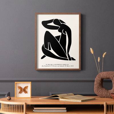 Matisse LVI, reproduction encadrée - bois massif