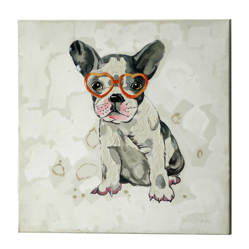« dog », peinture sur toile
