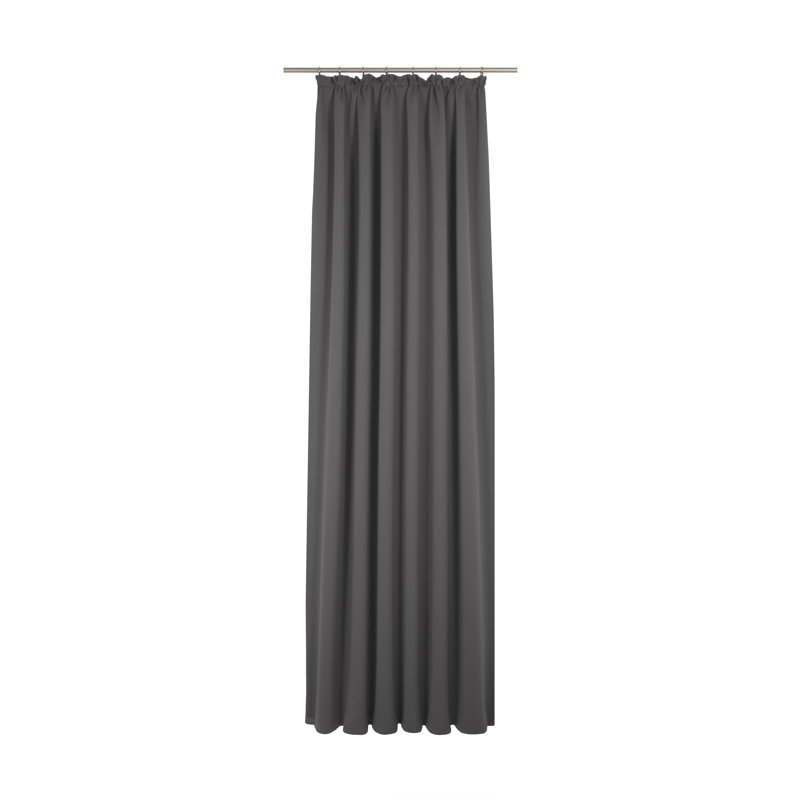 Marybel Room Darkening Single Curtain Panel, 130cm wide x 325cm high, Grey/Brown/Blue