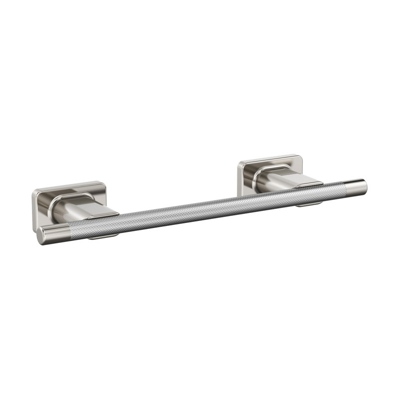 Esquire Towel Bar, 13.63" H x 13.63" W x 3.13" D, Polished Nickel/Champagne Bronze
