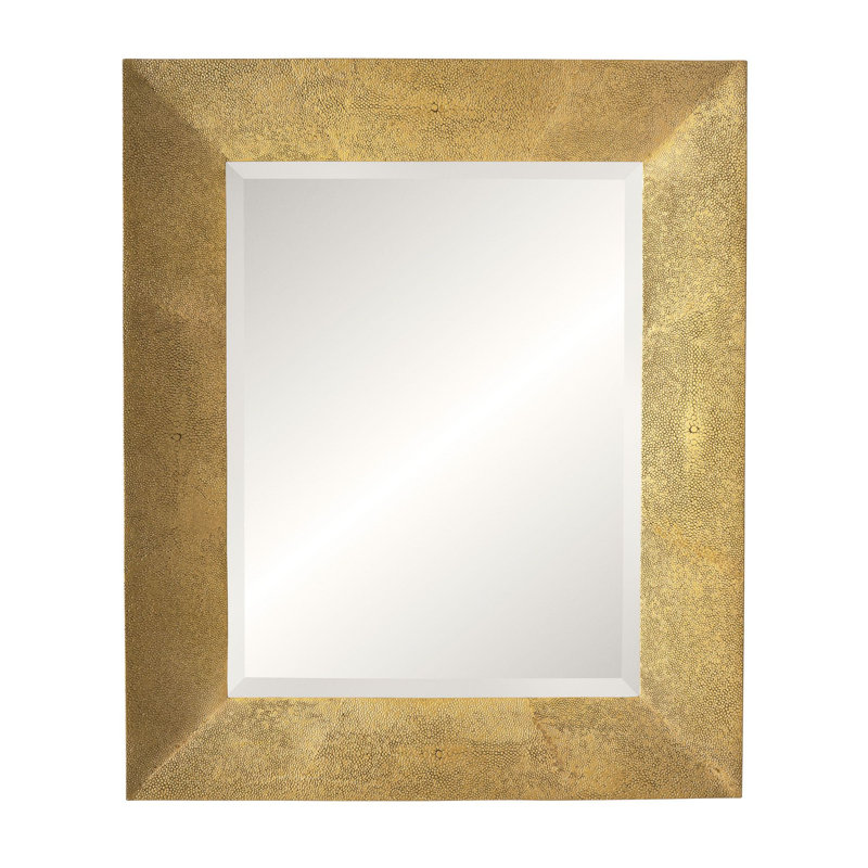 Regency Leather Frame Rectangle Mirror