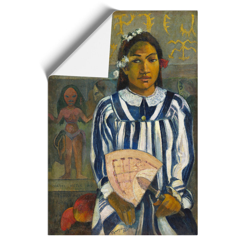 Tehamana by Paul Gauguin - Frameless Print, 59cm H x 42cm W x 0.1cm D