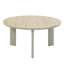 Élégante table basse à plateau en céramique grise, rehaussant votre intérieur fait avec précision pour une qualité durable