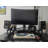 Desk Converter 32 Inch Height Adjustable Sit to Stand Riser, Dual Monitor Workstation with Wide Keyboard Tray | Black | MDF+Metal