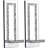 Crystal Crush Diamond Mirrored Candle Sconces