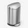 Simplehuman 6L Semi-Round Pedal Bin, Brushed Stainless Steel