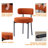 Sherpa Upholstered Metal Dining Chairs-1389094372-1351667564