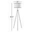 Lampe trépied 59 po Isadora