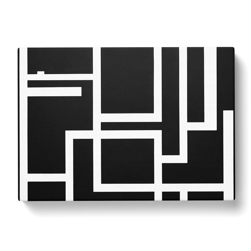 Cubism Abstract Art - Wrapped Canvas, 50cm H x 76cm W x 3cm D