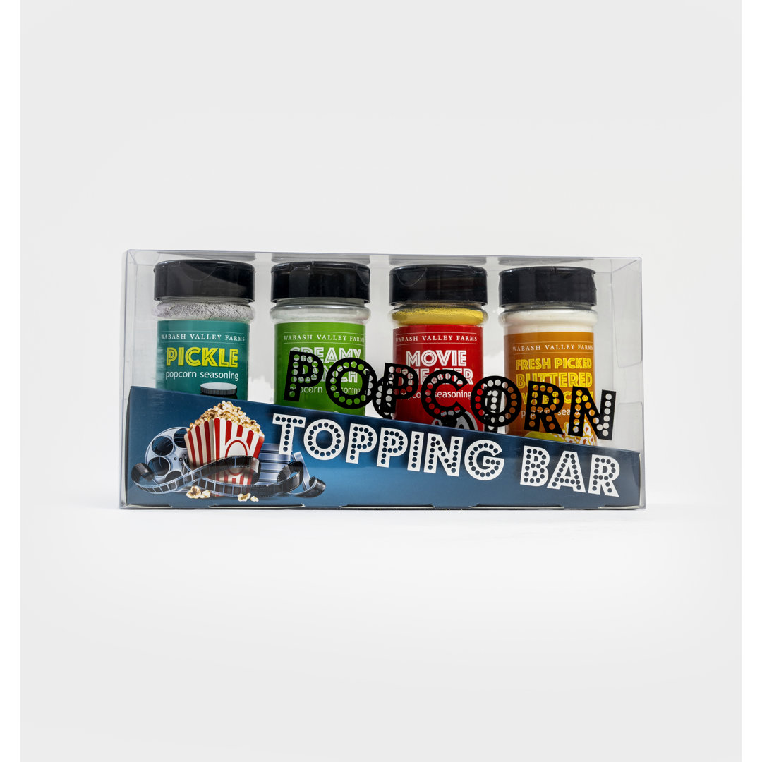 Whirley-Pop Wabash Valley Farms Classic Topping Bar Gift Set Wabash Valley Farms