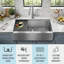 Delta Rivet™ 36" L Workstation Farmhouse Apron Front Kitchen Sink Undermount 16 Gauge Stainless Steel Single Bowl