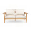 Causeuse d'extérieur en bois d'acacia Terassi