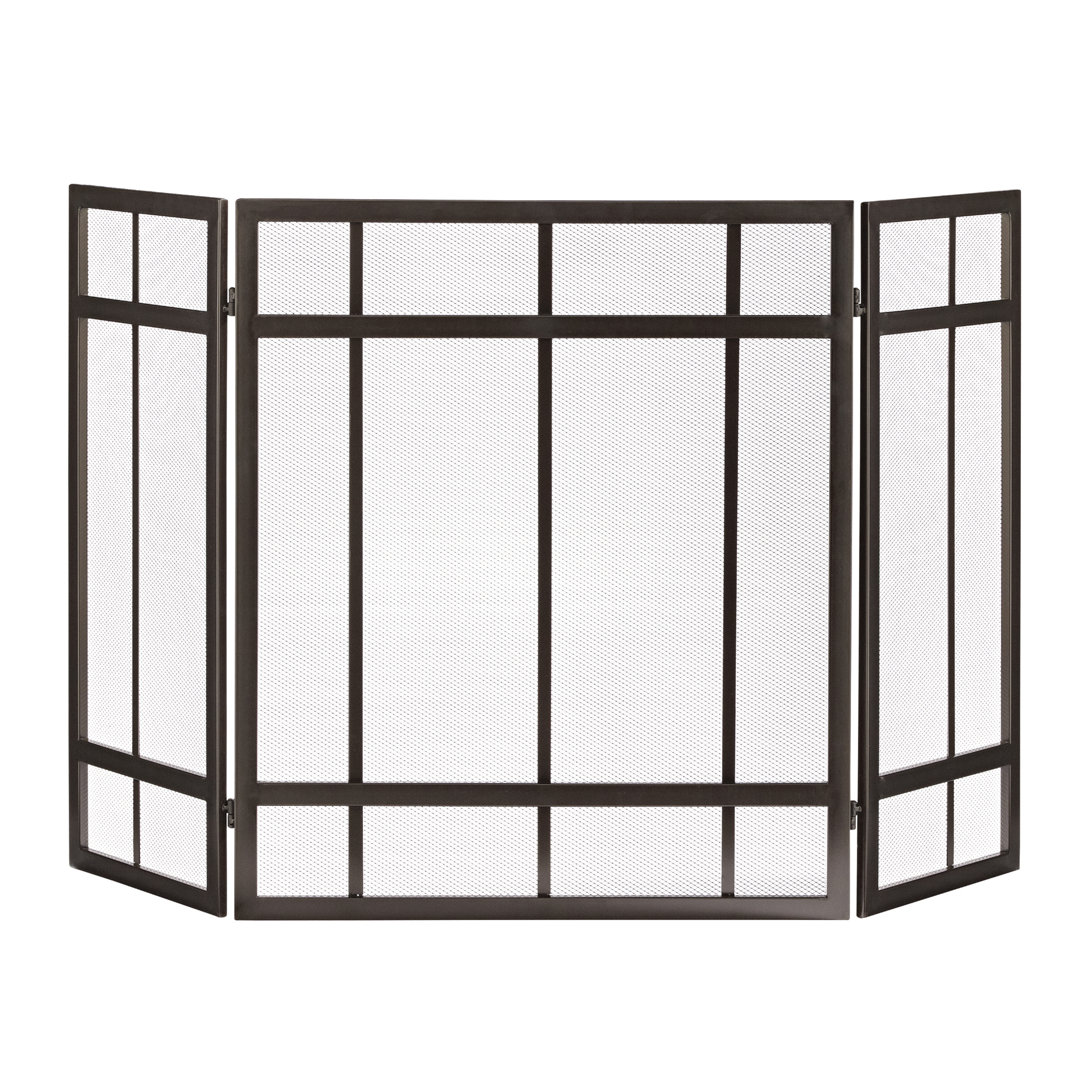 Makhi Steel Fireplace Screen Gracie Oaks