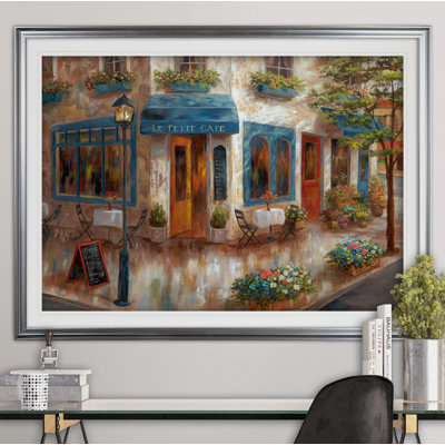 " Le Petit Cafe " Painting Print