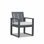 Chaise de patio avec coussin Georgie