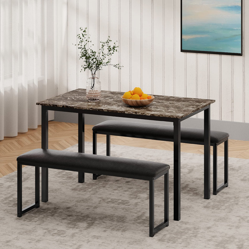 4 - Person Double Pedestal Dining Set