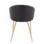 Chaise en métal et similicuir-210002443