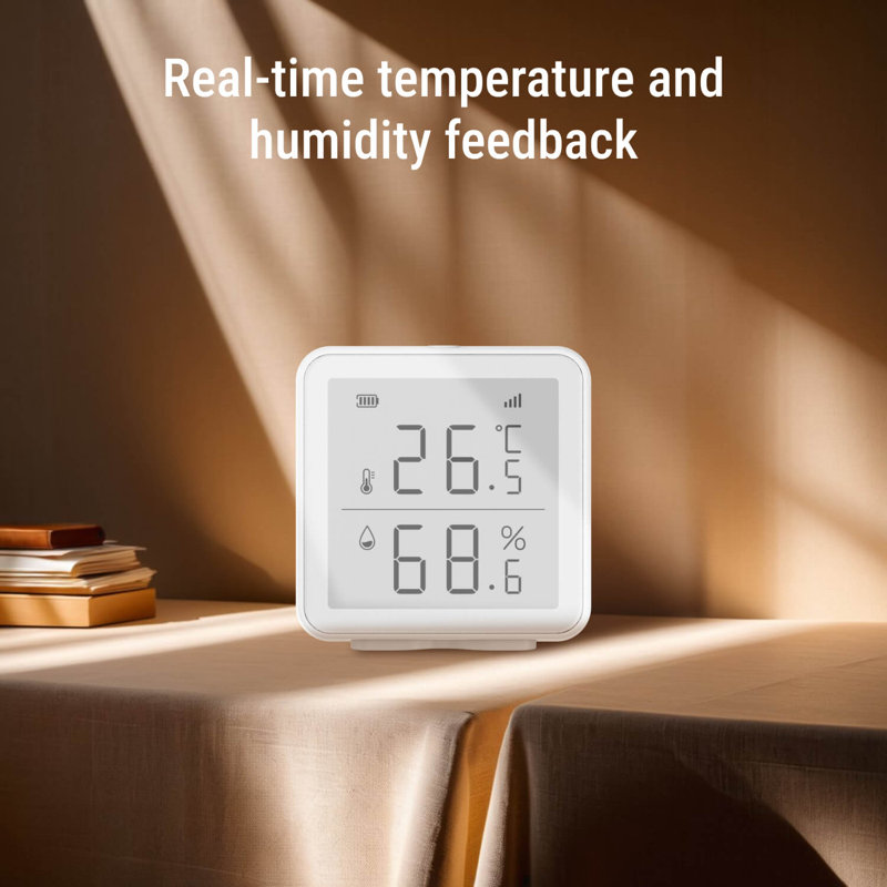 Roombanker Smart Temperature & Humidity Monitor - Accurate Indoor Climate Tracking with App Control