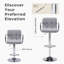 Tabourets de bar industriels pivotants avec accoudoirs, tabouret de comptoir ergonomique en similicuir pour îlot de cuisine et bar pour la maison-1031453519-1035974232