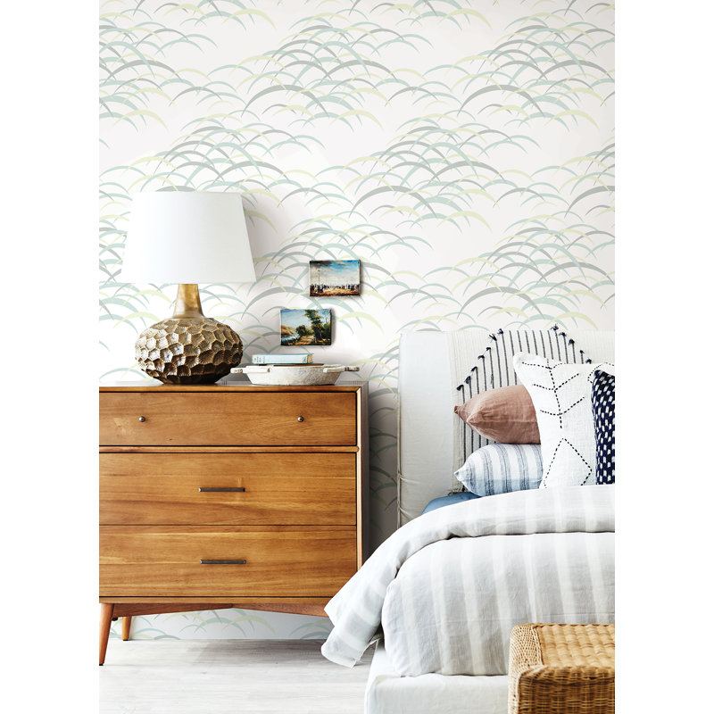 Abstract Wallpaper Roll, White