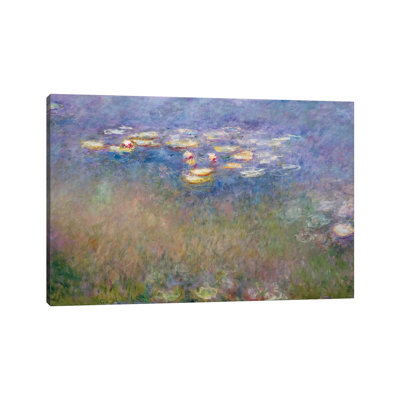 Water Lilies C.1915-26 by Claude Monet - Wrapped Canvas Gallery-Wrapped Canvas Giclée