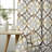Breneisha Linen Textured Geometric Curtains Thermal Insulated Grommet Curtains-1948205178