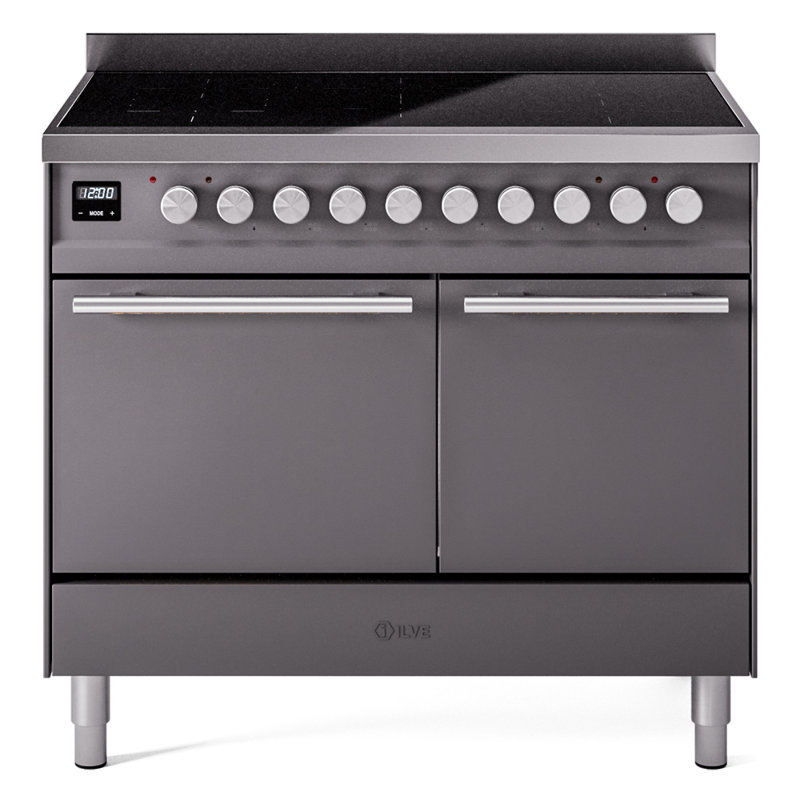 ILVE Professional Plus II Series 40 inch Induction Range with 6 Induction Elements (Solid Door)