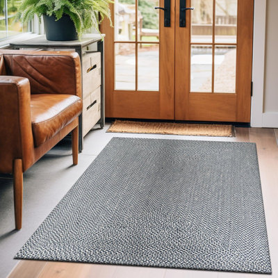  Tweed Braided Jute Rug