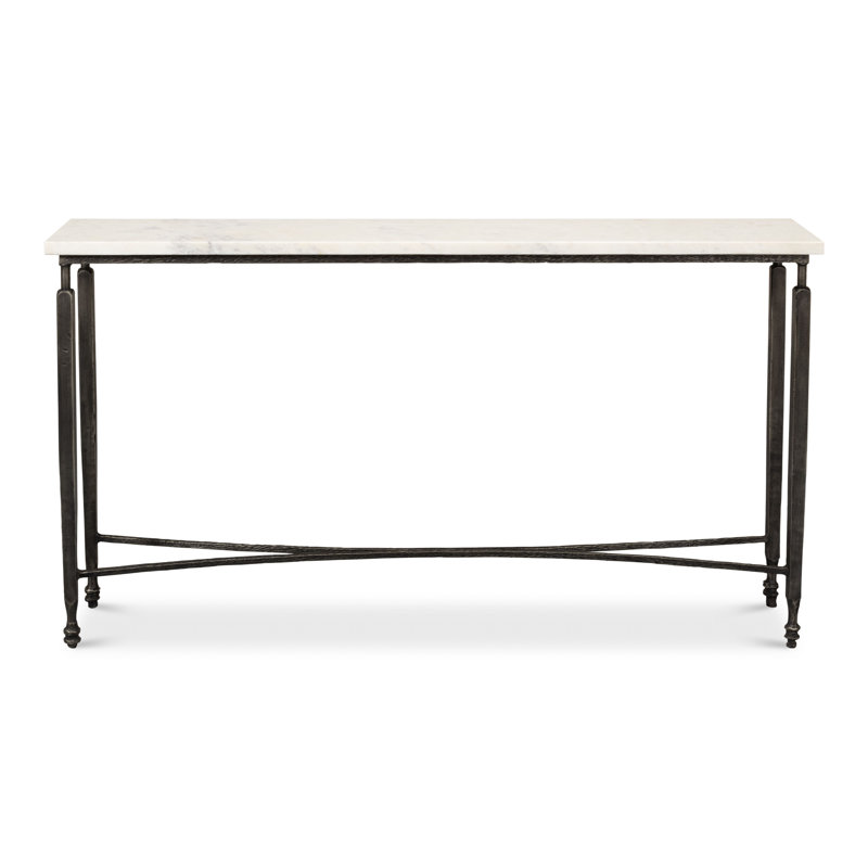 Mykos 61'' W Marble Console Table