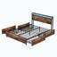 Lit de rangement avec station de charge-132591052-132591054