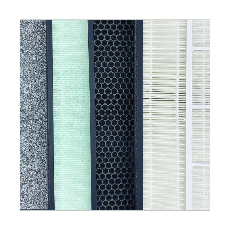 A Series AtmosC Air Purifier Filter Replacement Set, Medical Grade H13 True Hepa Filter Set with 9 Phase Filtration Formula