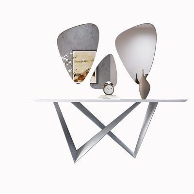Maximo Console Table and Mirror Set
