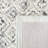 Micro-Loop Hand Tufted Wool/Cotton Geometric Rug in Gray/Beige-1755155476