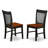 9 Piece Kitchen Table Set Includes a Rectangle Dining Table with Butterfly Leaf and 8 Dining Room Chairs, Black & Cherry-1660944530-1660944556