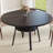 47'' Round Dining Table for 4-6, Farmhouse Dining Room Table, Round Dinner Table with Storage Shelf for Dining Room, Kitchen, Living Room, Black-1238081386