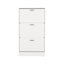 Range-chaussures blanc haut pour le vestibule et le rangement de chaussures de chambre à coucher | Idée de cadeau-2010947806
