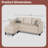 Kainon 73.6" 3-Seater Upholstered Sofa Couch-1720592764
