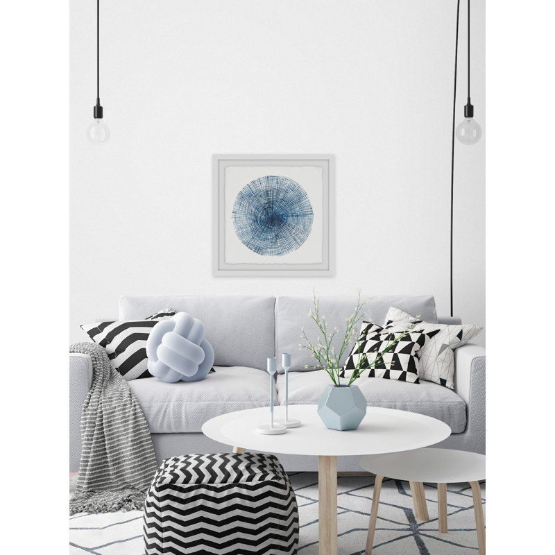 Embossed Tree Ring - Impression de cadre photo sur papier, H 18 po x l 18 po x P 1,5 po