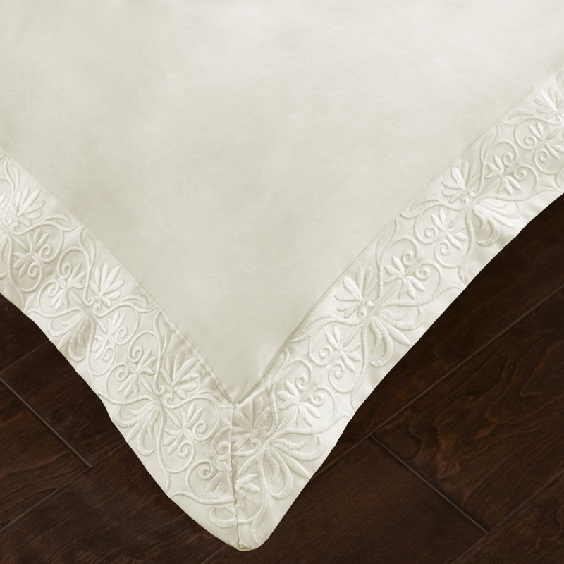 Ariane Duvet Cover Set, Queen Duvet Cover + 2 Standard Sham, Ivory
