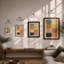 Colour Study Mid-Century - Framed Print-302424534-302424521
