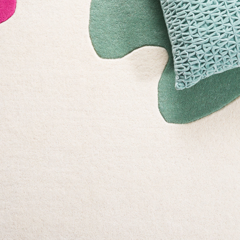 Tapis Fifth Avenue 142 ivoire / rose, Rectangle 6 pi x 9 pi