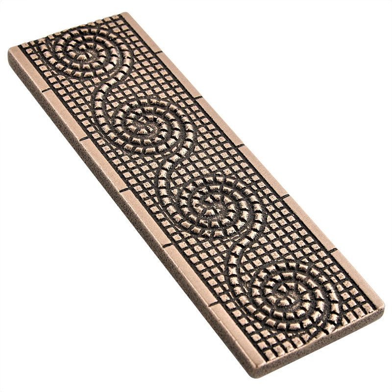 6'' L x 2'' W Tile Trim, Bronze