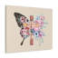 «Faith Cross Pastel Flower», art textuel sur toile tendue-1222839857