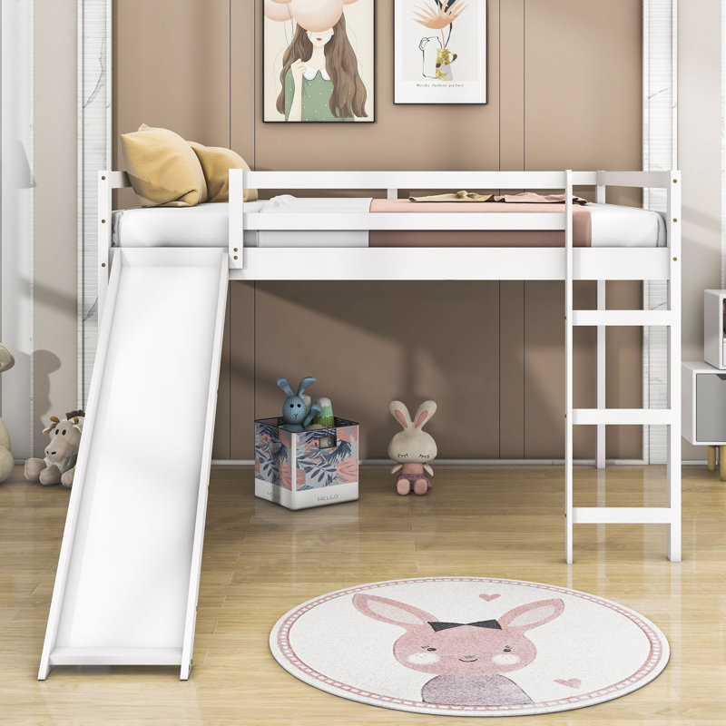 Lit mezzanine bas Fairall par Harriet Bee, Blanc