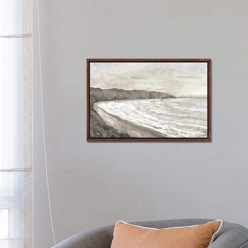 Coastal Shoreline I by Tim OToole - Gallery-Wrapped Canvas Giclée on Canvas, Classic Wood Floater Framed